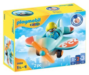 ¡Alta diversión en el cielo con el avión Playmobil 123 para los más pequeños!